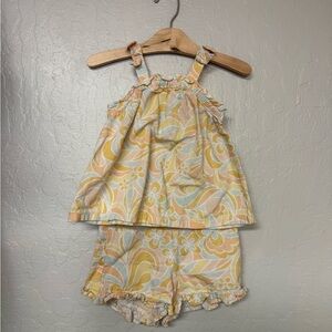 $18 ADD ON little co floral set‎ 5T Zara Hanna Andersson Janie and Jack Baby Gap